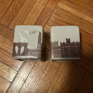 Limited Edition Fishs Eddy Salt & Pepper Shakers